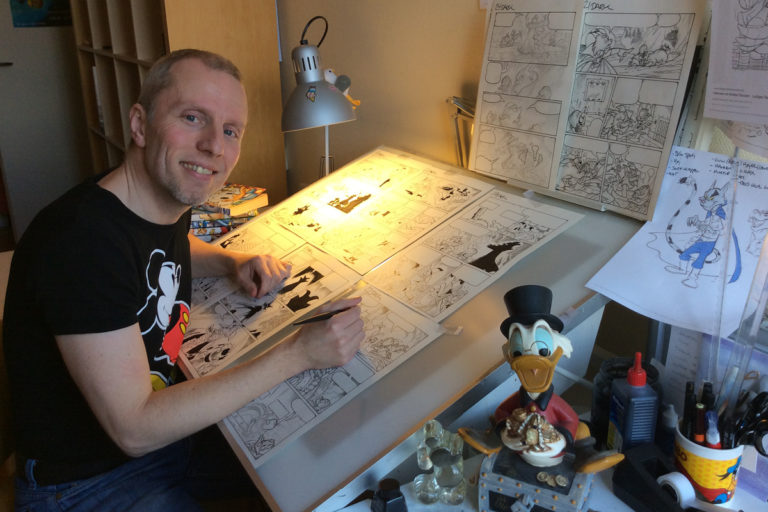 Tegneworkshop med Disneytegner