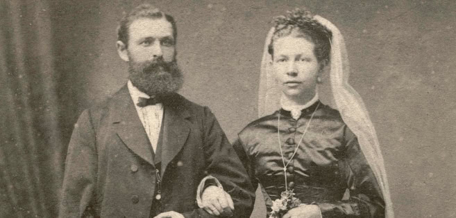 An old wedding photo