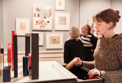 The exhibition at Brundlund Castle and Art Museum